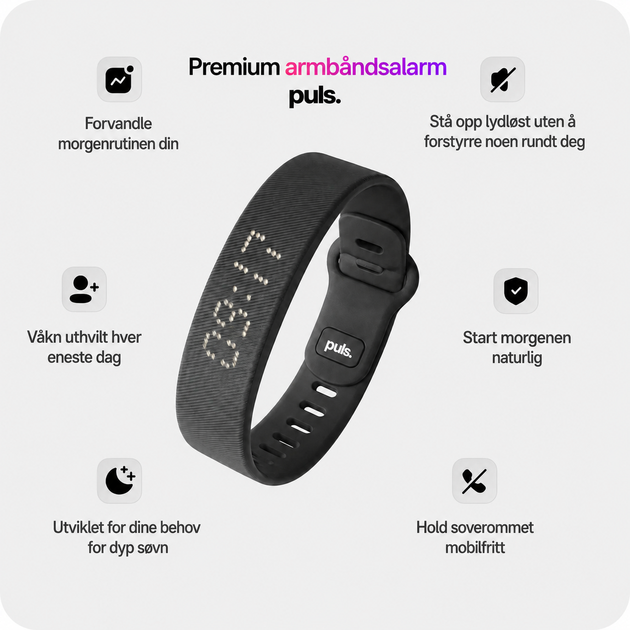 Puls Vibrasjon Alarm